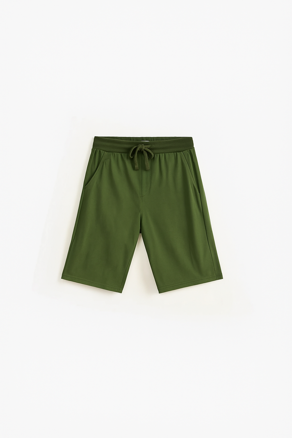 Green Cargo Shorts