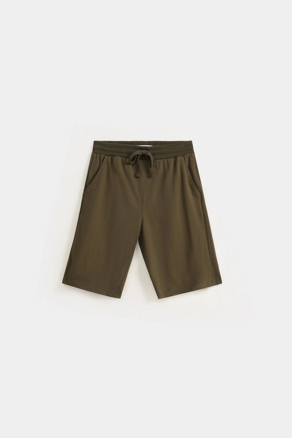 DARK BROWN CARGO SHORTS
