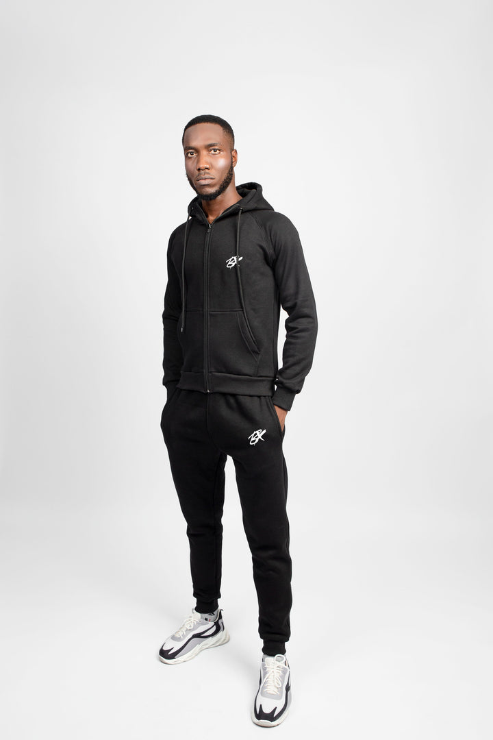 Bolt Black Fleece Tracksuit BOLTX