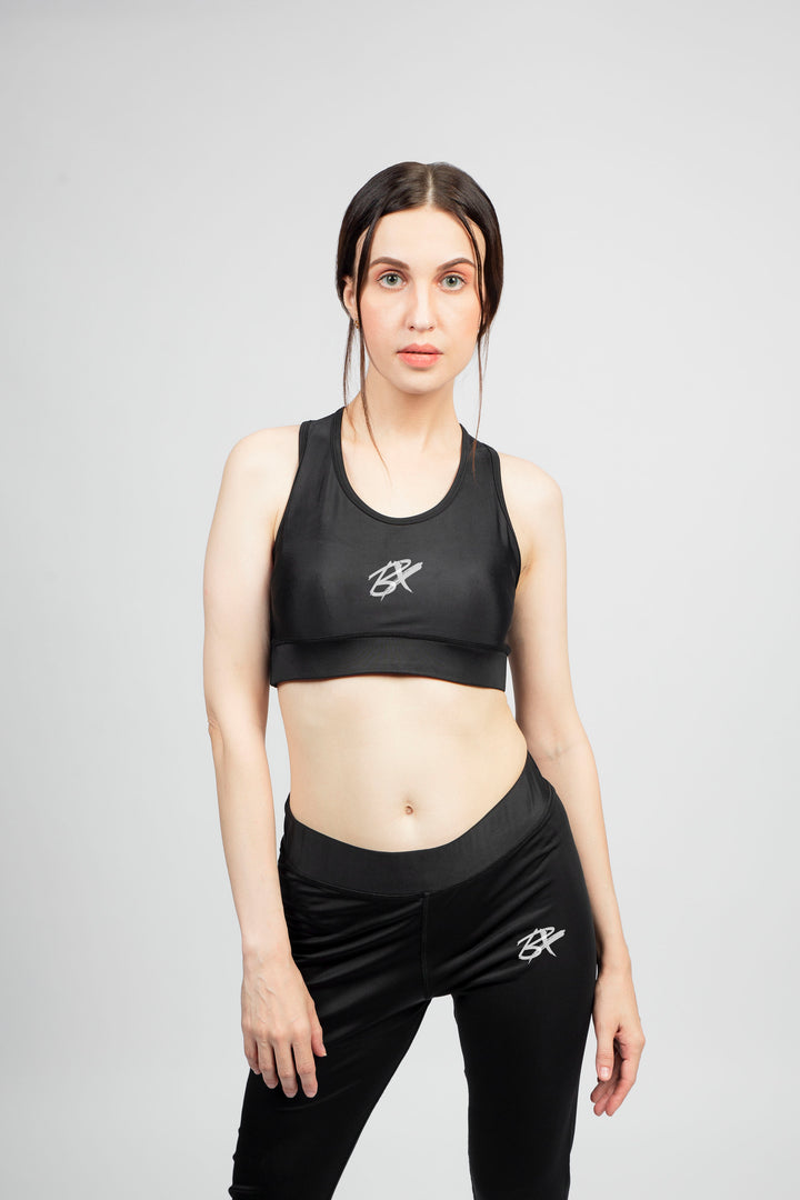 Sleek & Strong: Your Black Sports Bra Haven BOLTX