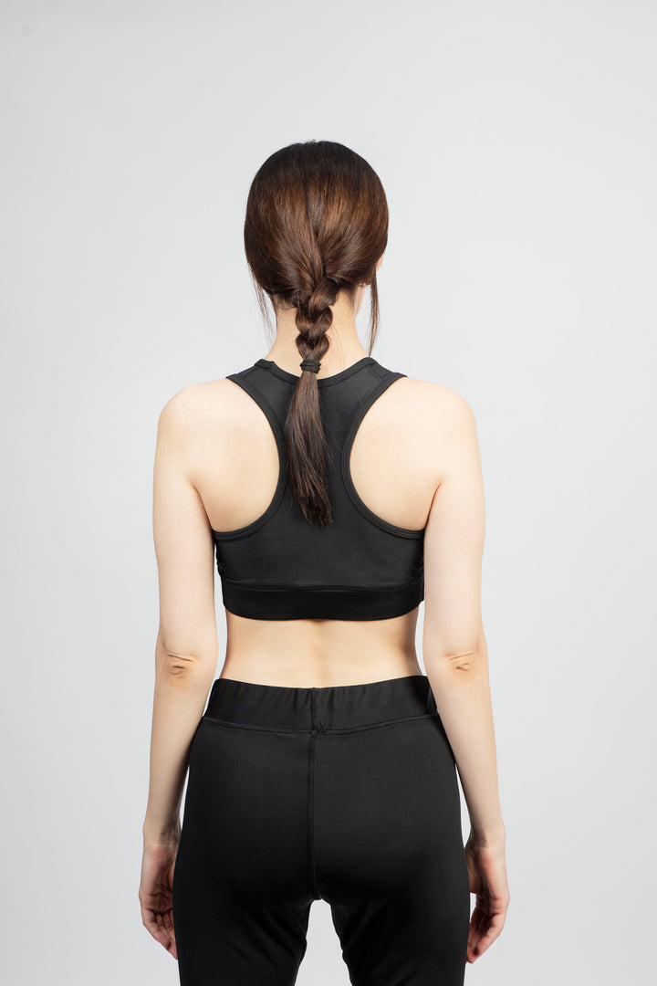 Sleek & Strong: Your Black Sports Bra Haven BOLTX