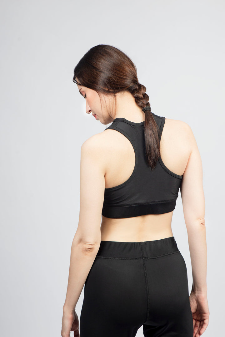 Sleek & Strong: Your Black Sports Bra Haven BOLTX