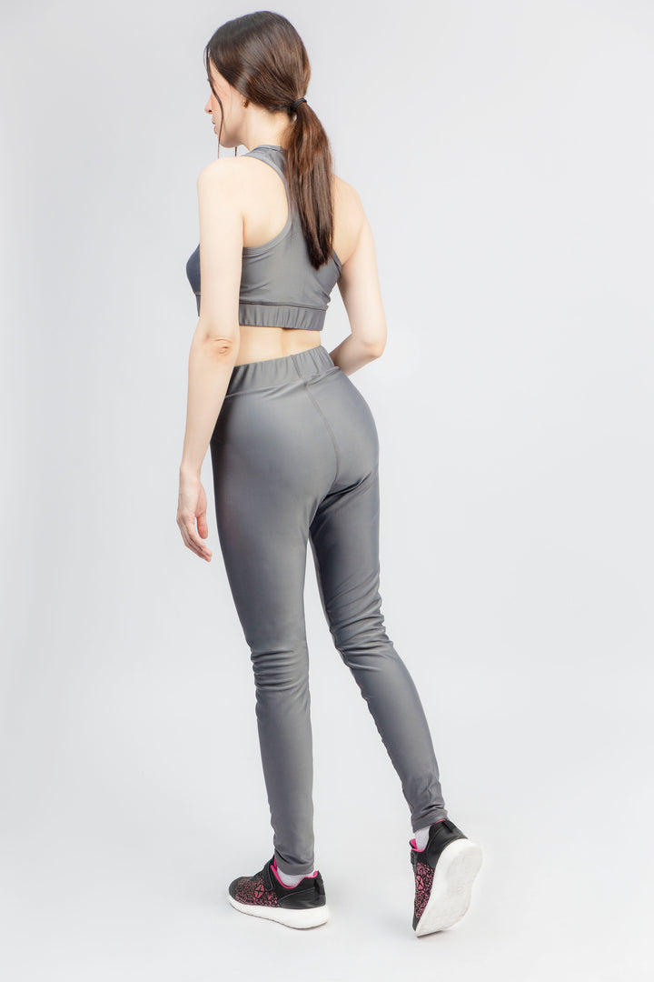 Grey Sports Leggings BOLTX