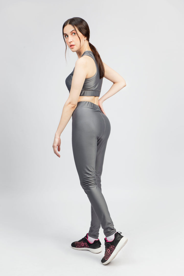 Grey Sports Leggings BOLTX