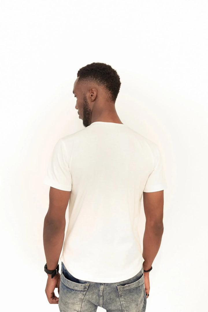 Curve Hem BoltX White Tee BOLTX