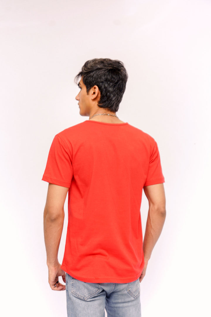 Curve Hem Red Tee BOLTX