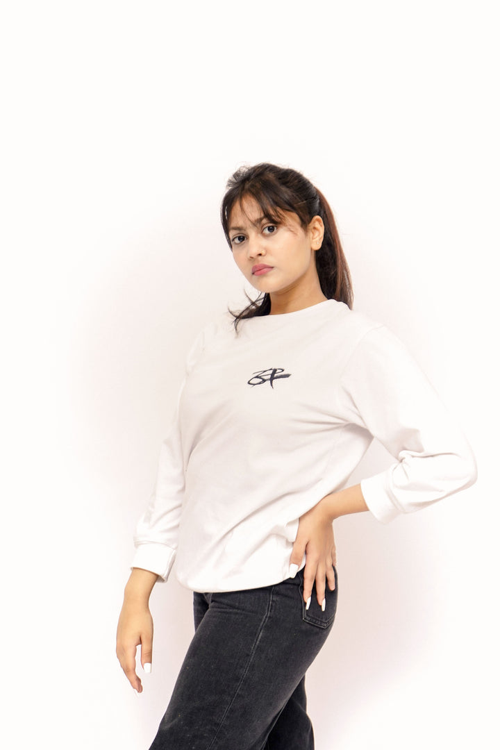 Long Sleeve White Tee BOLTX