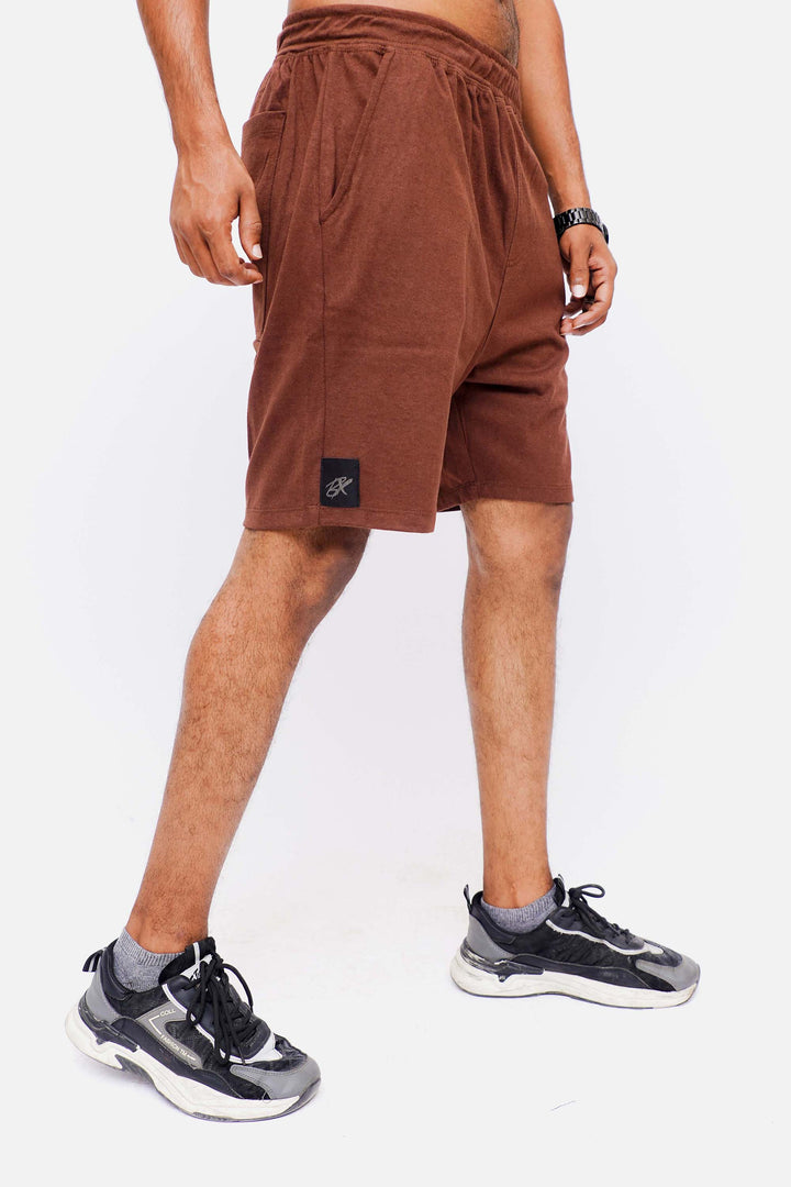 Brown Casual Shorts BOLTX