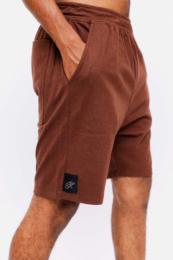 Brown Casual Shorts BOLTX